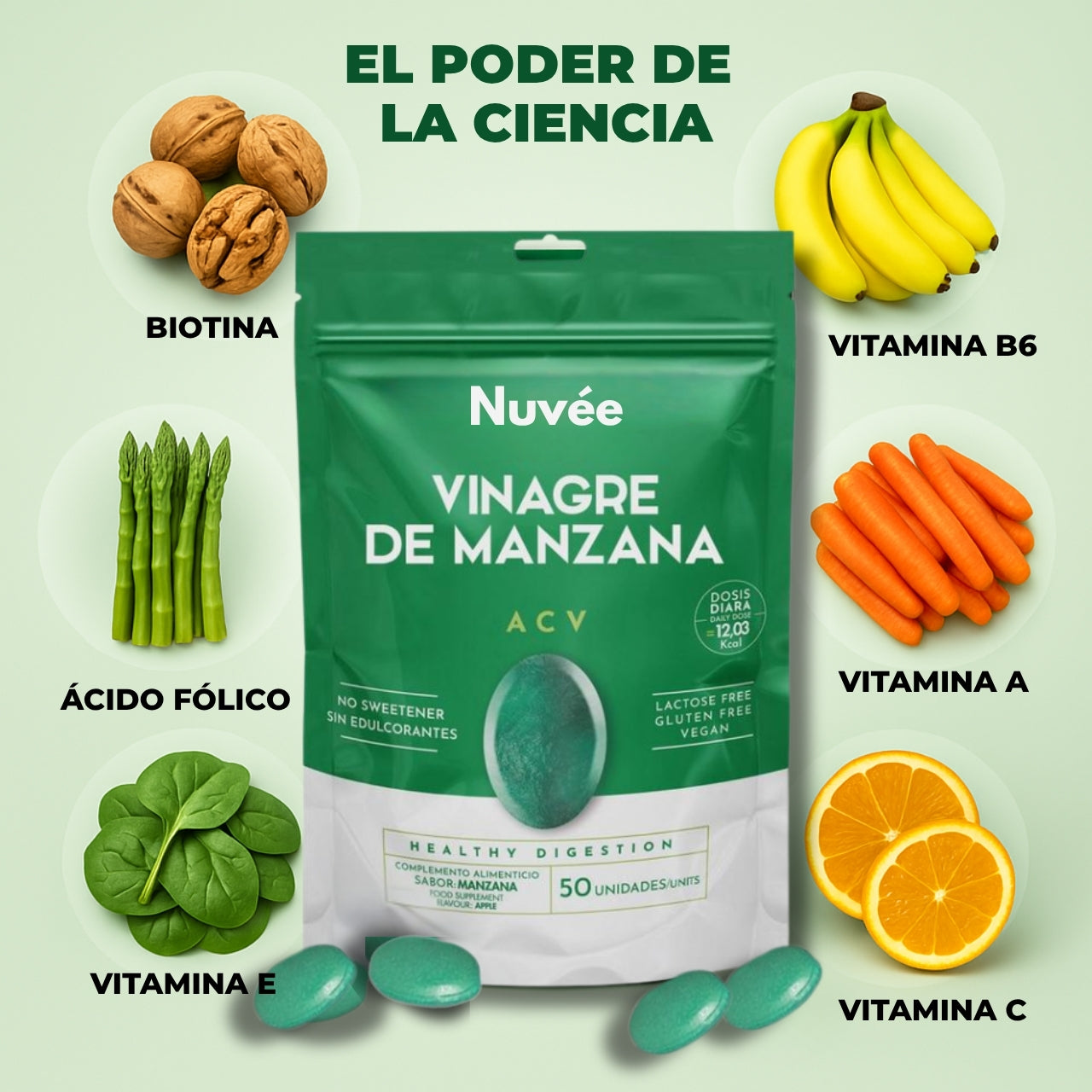 Gomitas de Vinagre de Manzana