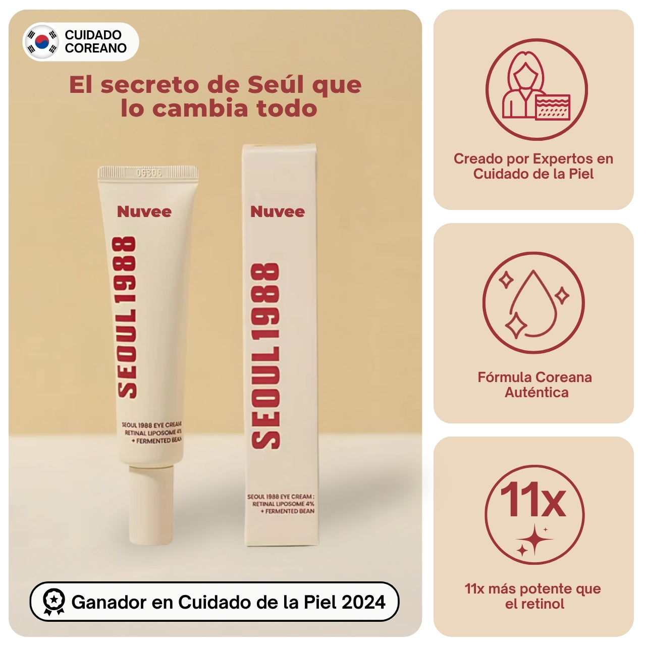 Nuvee | Retinal 4 % Liposomado Tratamiento
