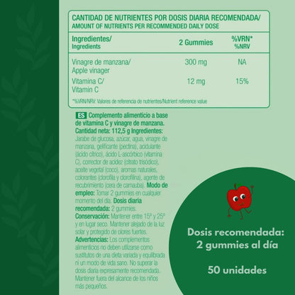 Gomitas de Vinagre de Manzana